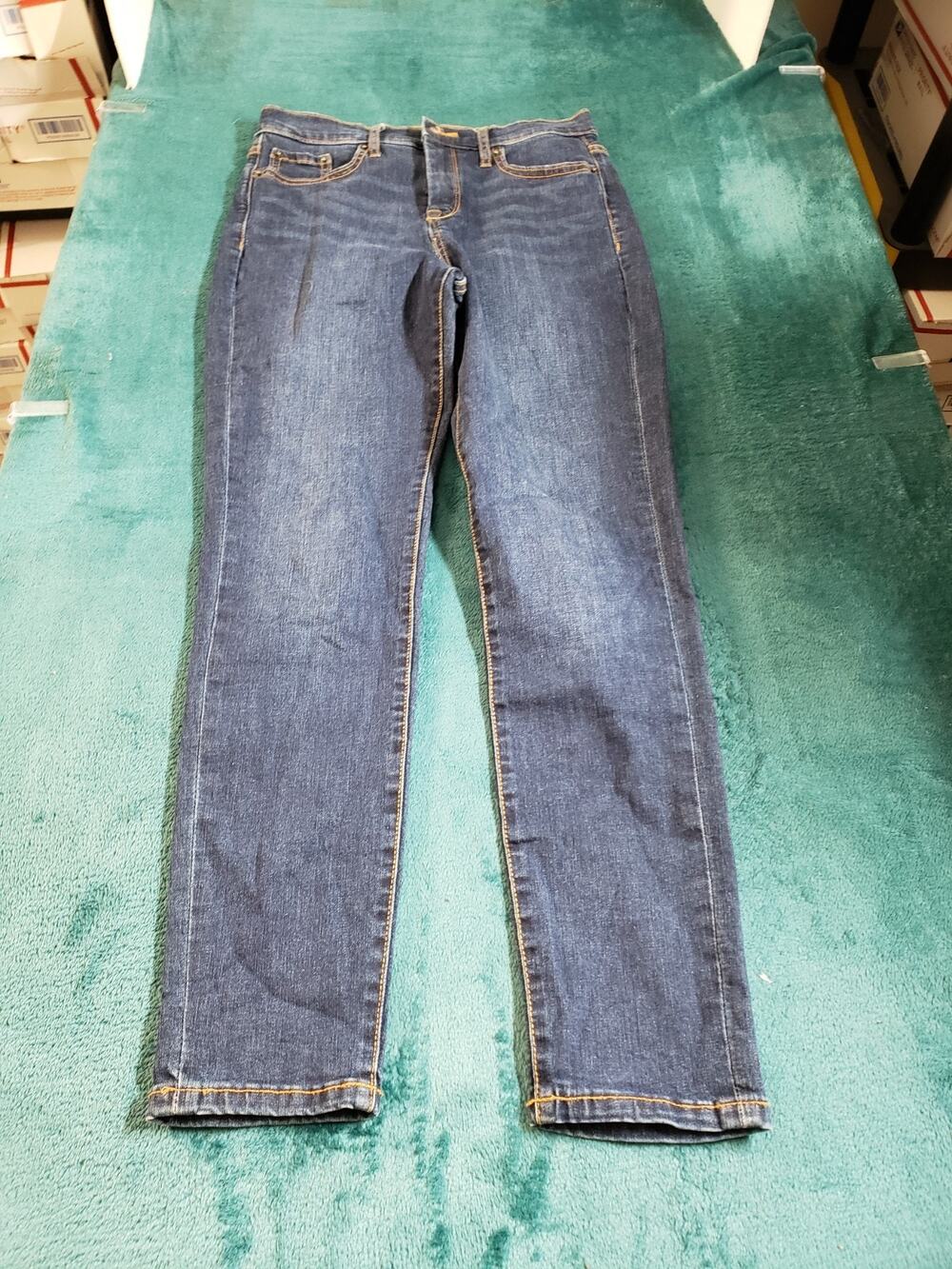 Banana Republic Jeans Size 2 Women Blue Pants Stretch Ladies High Rise Skinny